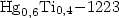 ${\rm Hg}_{0,6}{\rm Ti}_{0,4}{-}1223$