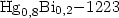 ${\rm Hg}_{0,8}{\rm Bi}_{0,2}{-}1223$