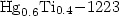 ${\rm Hg}_{0.6}{\rm Ti}_{0.4}{-}1223$