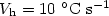 $V_{\rm h}=10~^\circ\rm C~s^{-1}$