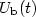 $U_{\mathrm{b} }(t)$