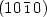 $(10\, \bar{\text{\scriptsize 1}}\, 0)$