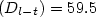 $(D_{l-t}) =59.5$