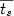 $\overline {t_s}$