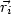 $\mathaccent"017E{r}_i $