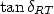 $\tan\delta _{RT}$