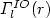 $\Gamma _l^{IO} (r)$