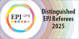 Distinguished EPJ Referee badge